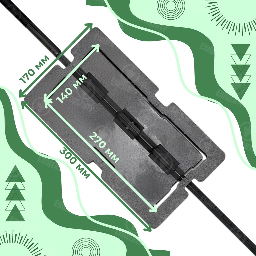 Булат для печи поворотный продольный 300x170 мм (45) - фото 9 Булат для печи поворотный продольный 300x170 мм (45) - фото 9