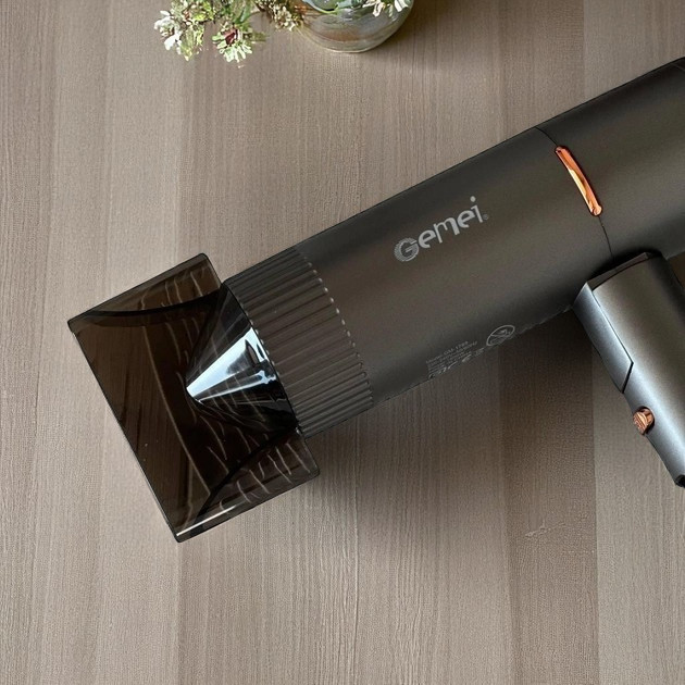 Фен складной Gemei GM-1788 дорожный 1800 W Черный (ML-01129) - фото 4 Фен складной Gemei GM-1788 дорожный 1800 W Черный (ML-01129) - фото 4