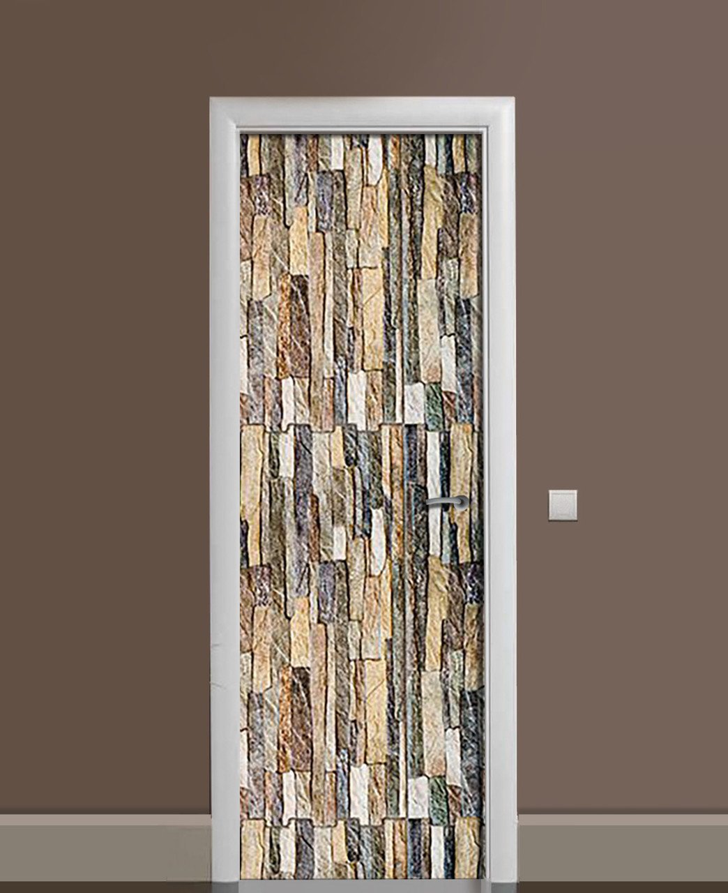 Наклейка 3D на двери Zatarga Песчаник виниловая 650х2000 мм Разноцветный (1323455922) Наклейка 3D на двери Zatarga Песчаник виниловая 650х2000 мм Разноцветный (1323455922)