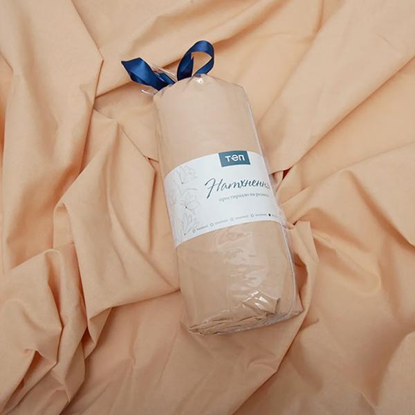 Простыня ВДОХНОВЕНИЕ с резинкой 160х200 см Кремовый (ЦБ-00032914)