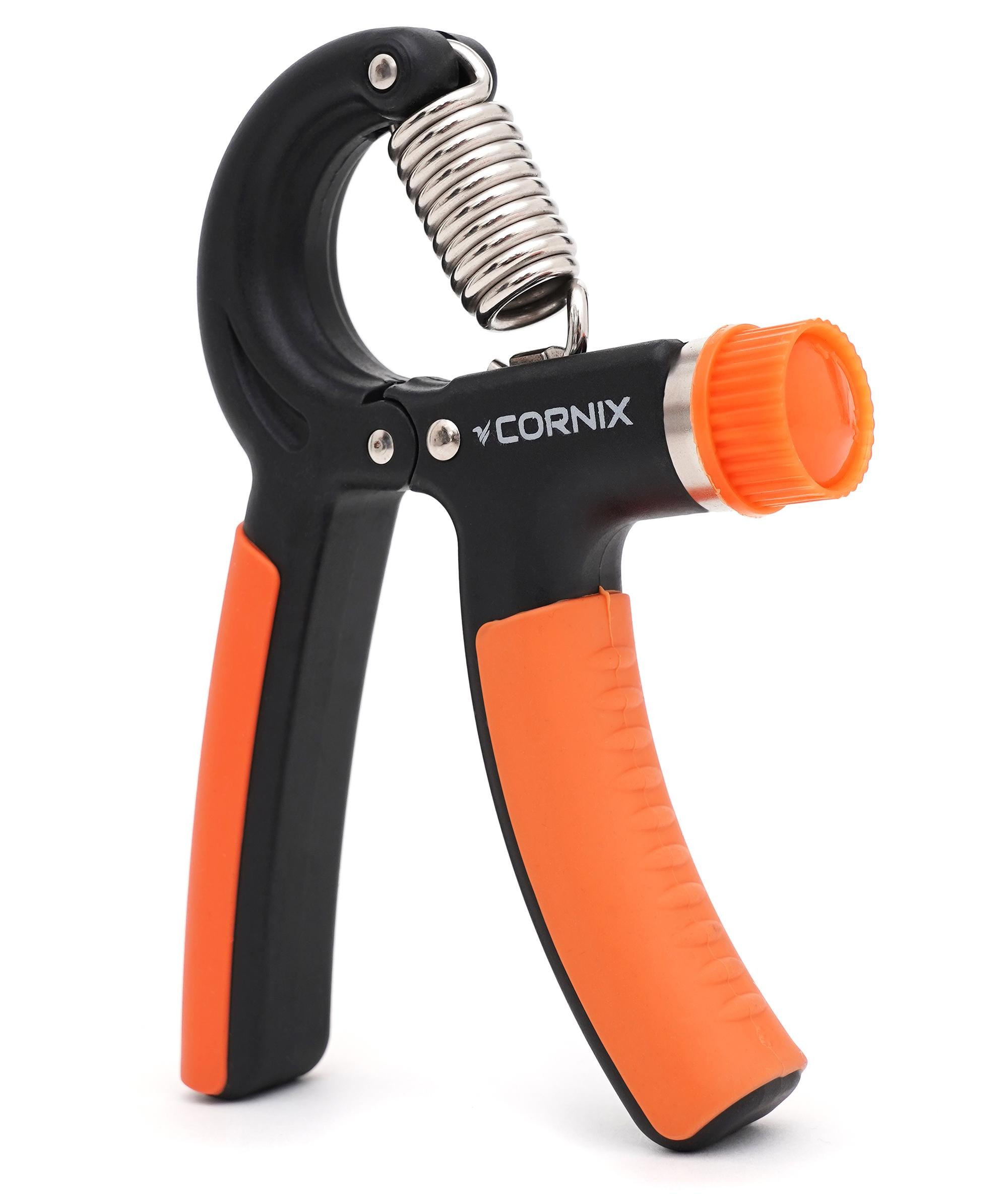 Еспандер кистьовий Cornix XR-0144 з регульованим навантаженням 5-60 кг Black/Orange - фото 1