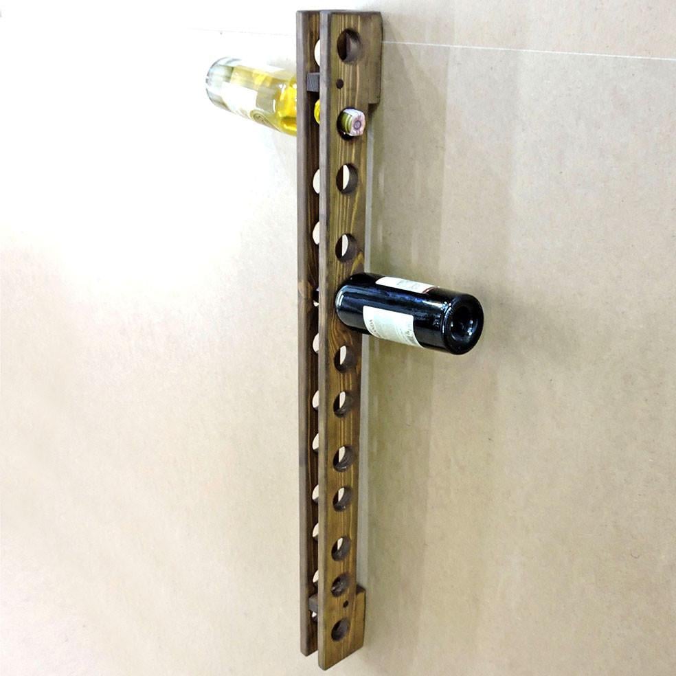 Полка для вина настенная из дерева Этидзен Рустикал (ПНК-007334)