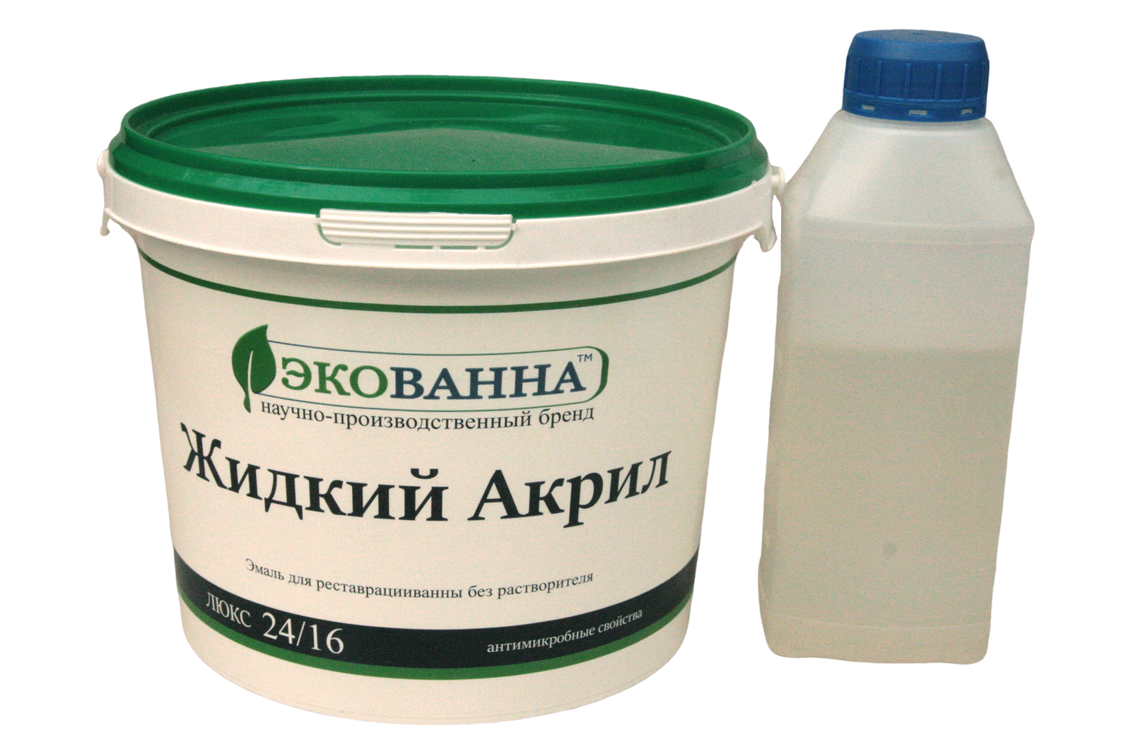 Акрил жидкий наливной ЭкоВанна для реставрации ванн 1,7 м (30827685)