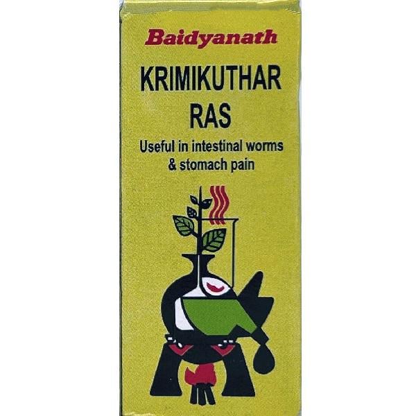 Антипаразитарний препарат Baidyanath Krimikuthar Ras 80 таб. (000020193)