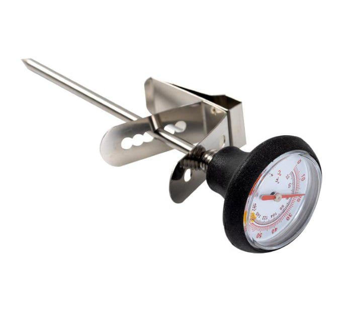 Термометр механический для кофе и молока с креплением из нержавеющей стали (033)