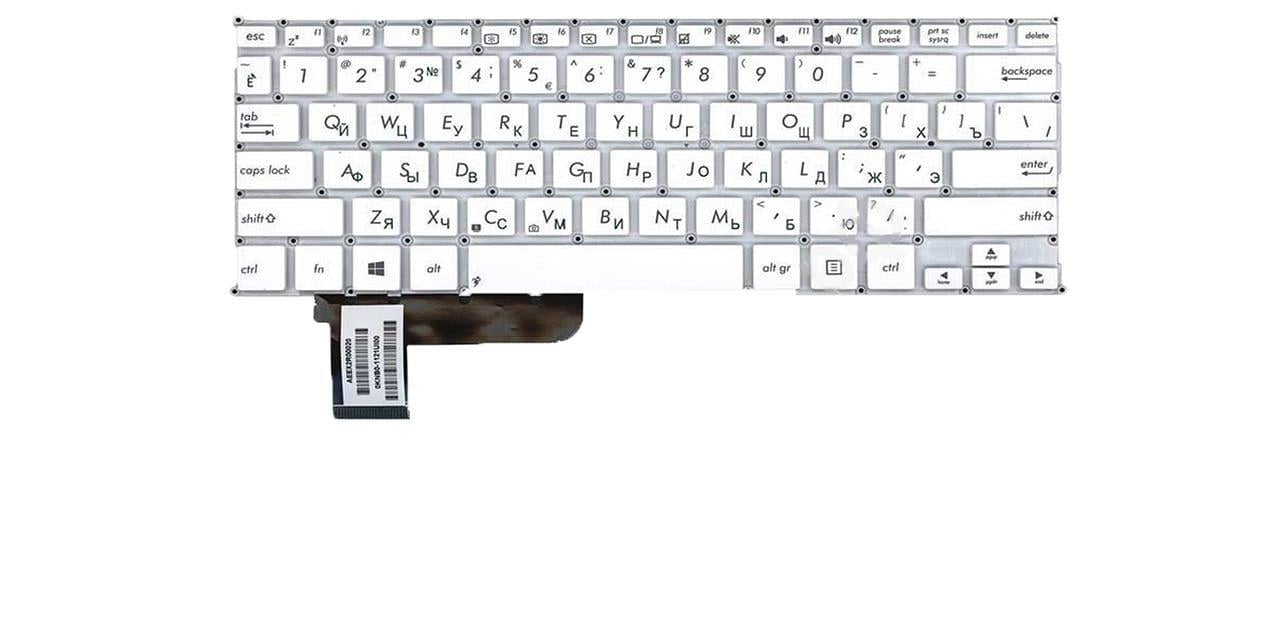 Клавіатура для ноутбука Asus R201 R201E матова (0KNB0-1120RU00)
