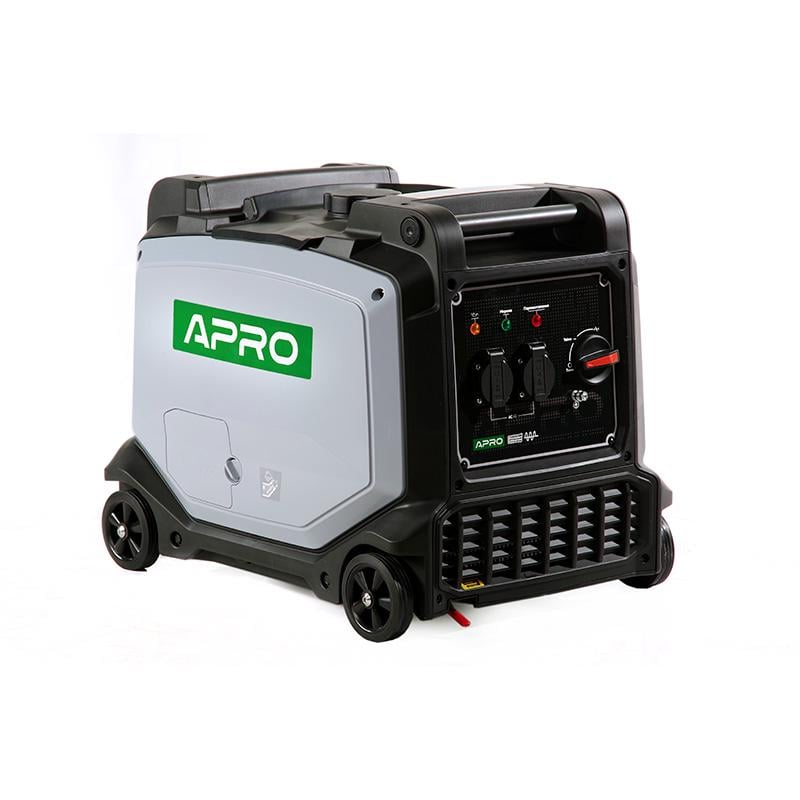 Генератор бензиновий Apro IG-30 4-х тактний інверторний 3/3,3 кВт ручний запуск (852112)