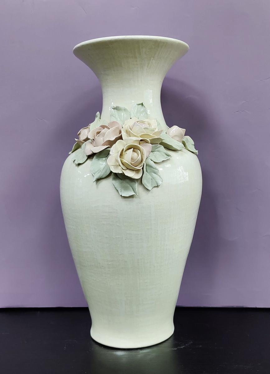 Ваза керамическая 37x20x20 см (VK059)