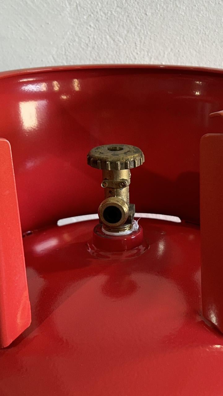 Газовый баллон бытовой с вентилем и ручками 27 л (1907717060) - фото 2