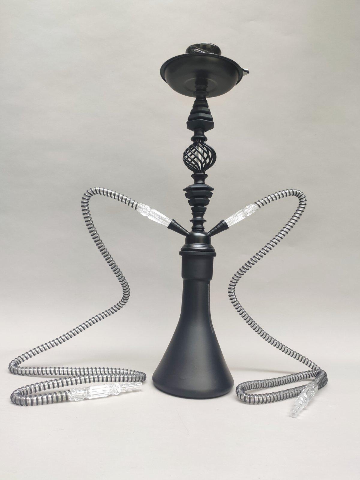 Кальян Hookah Rami Carbon Lay на 2 персоны 55 см Black