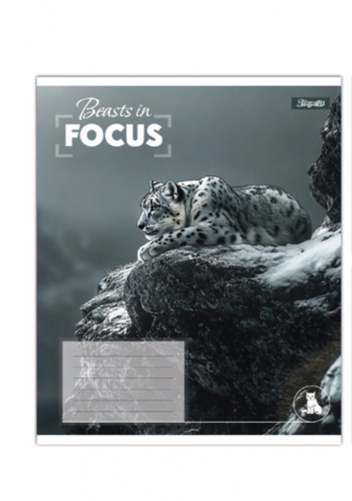 Тетрадь ученическая 1B Beasts in Focus А5/24 кл. (768056)
