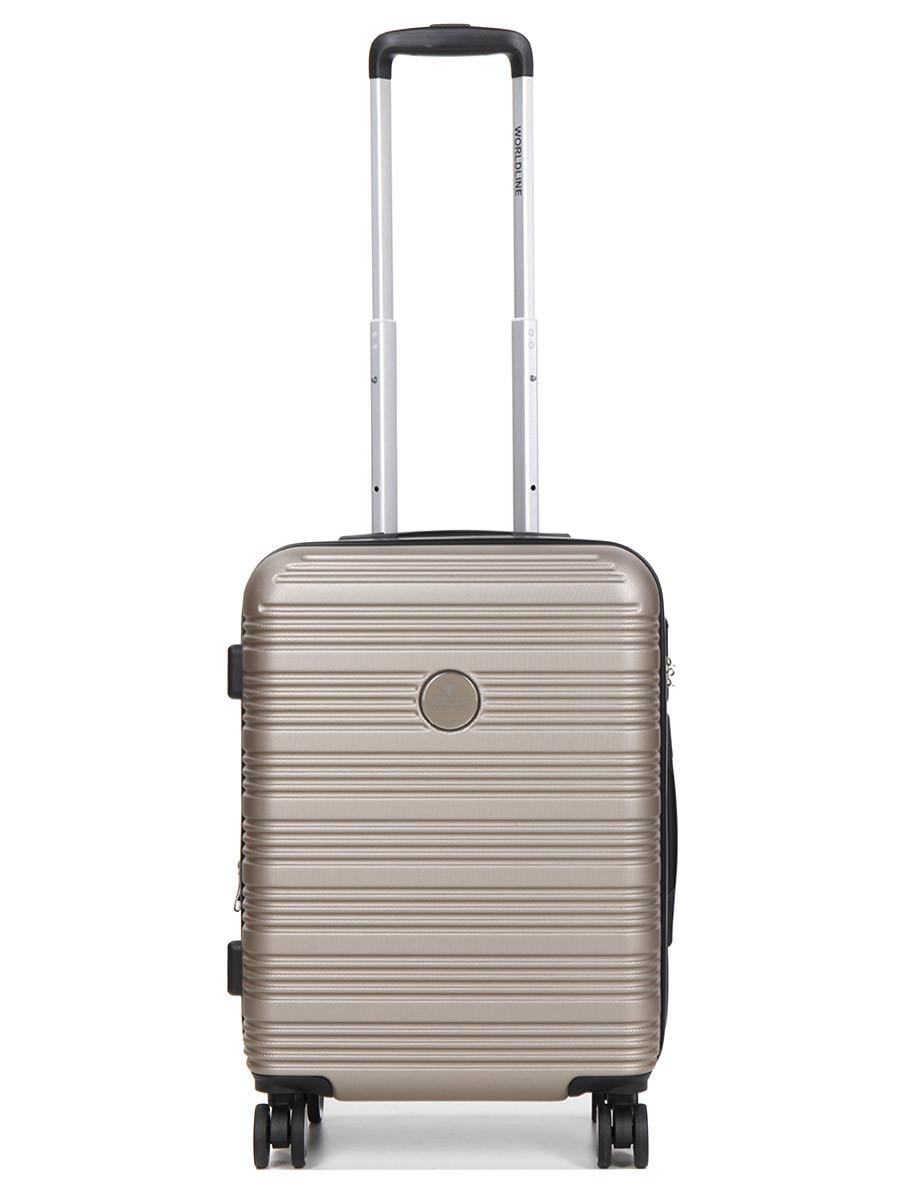 Чемодан Франция малый Worldline S 55х40х25+5 см 50 л 2,9 кг Шампань (805)
