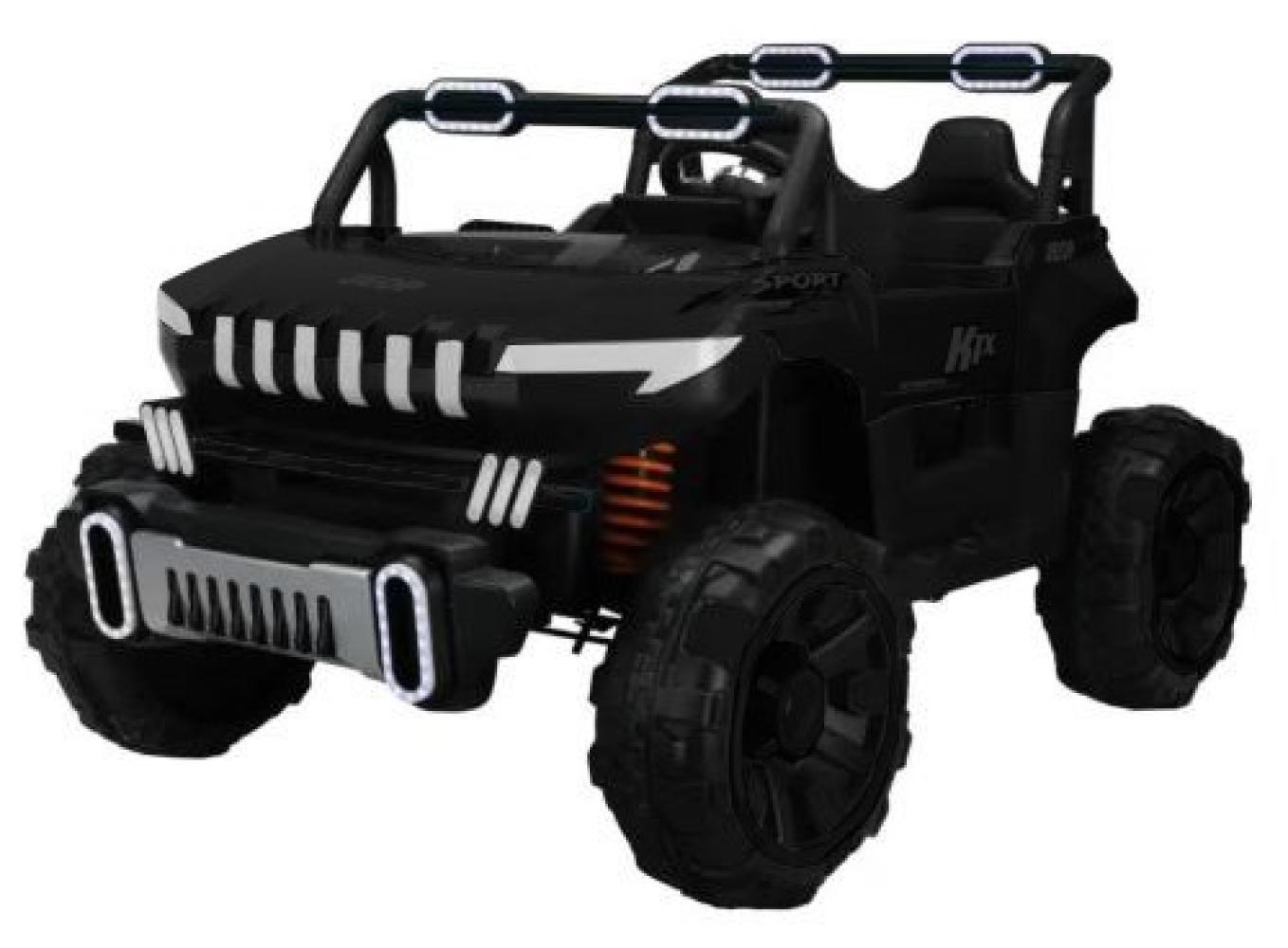 Електромобіль дитячий Spoko SP-8688 акумуляторний із LED-фарами до 35 кг Чорний (147-76-42412070)