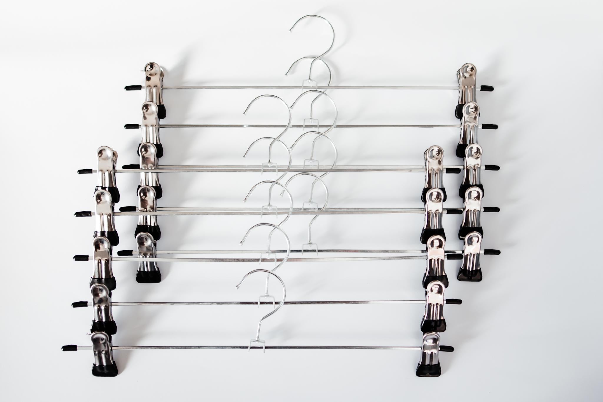 Вішалка металічна з прищіпками 30 см 10 шт.