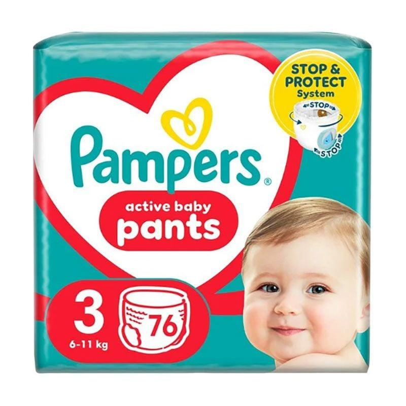 Подгузники-трусики детские Pampers Active Baby Pants р. 3 6-11 кг 76 шт. (PD262543)