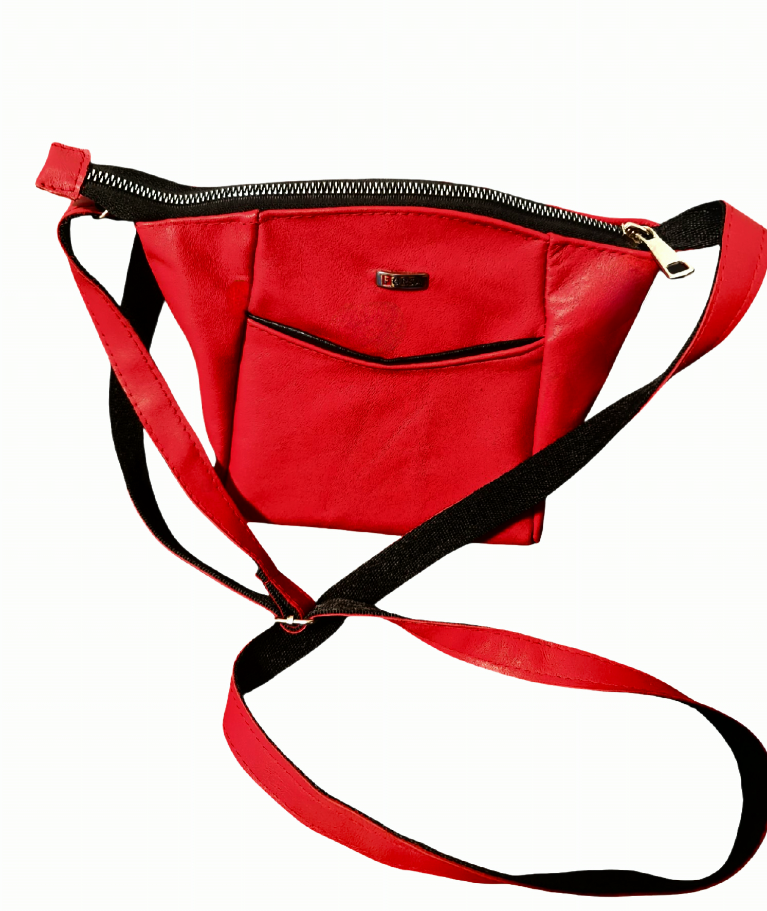 Сумка женская натуральная кожа 23х20х5 см Красный (2219)