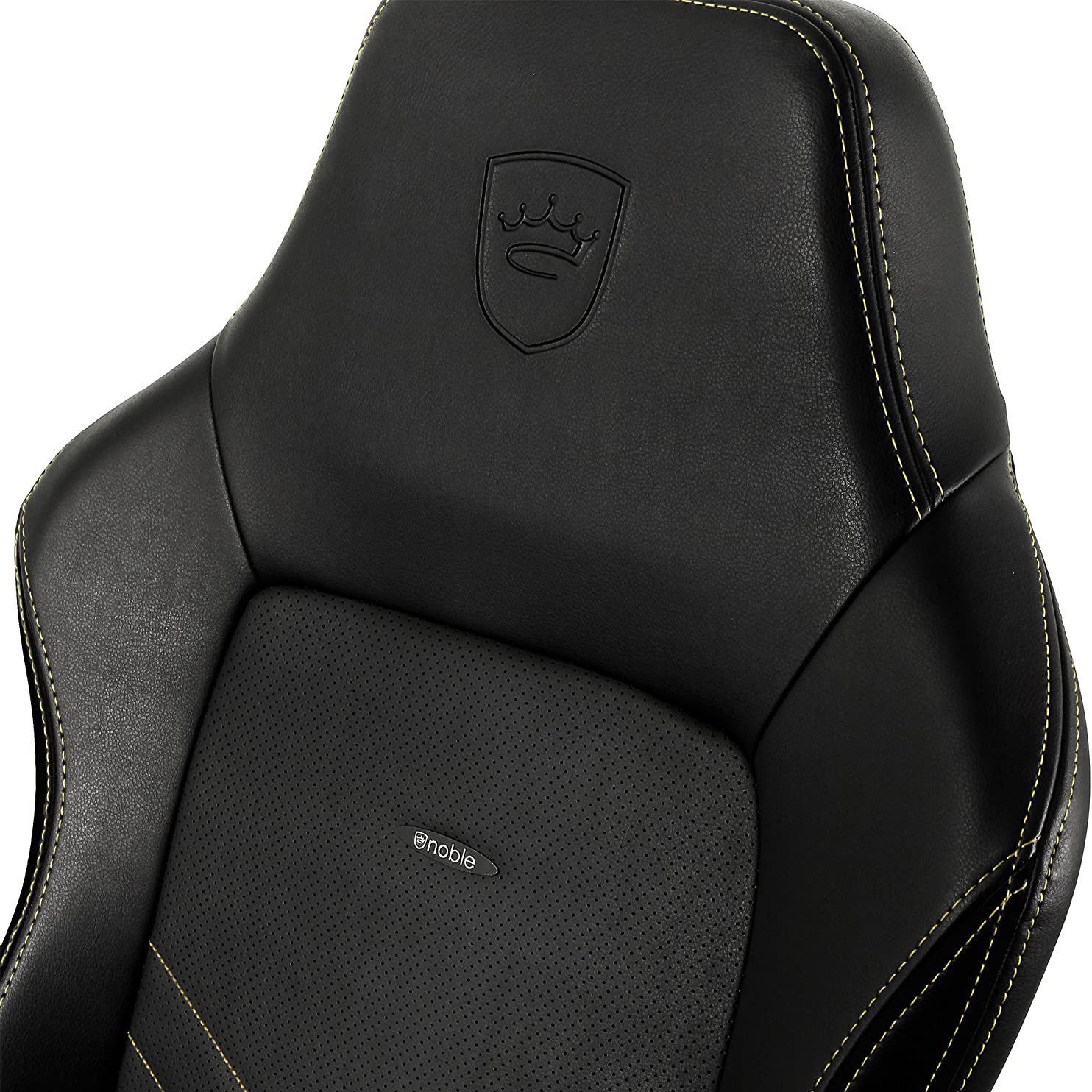 Крісло для геймерів Noblechairs Hero Black/Gold (10307391) - фото 6