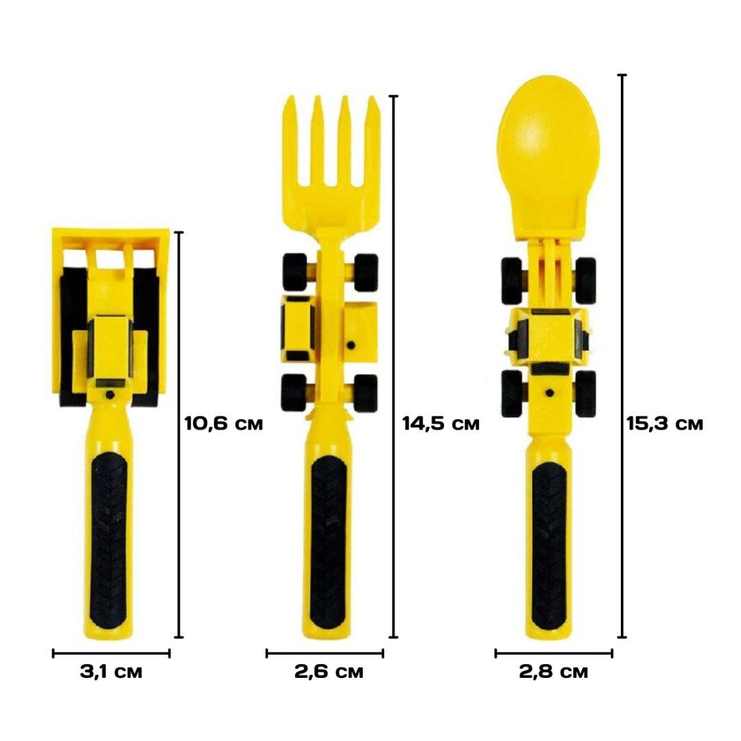 Столовый набор для ребенка Желтый (00-0169) - фото 9