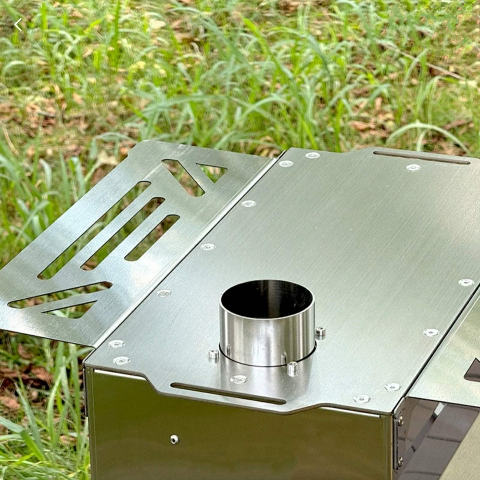 Печь дровяная для палатки Optima из нержавеющей стали (OWS-380) - фото 3