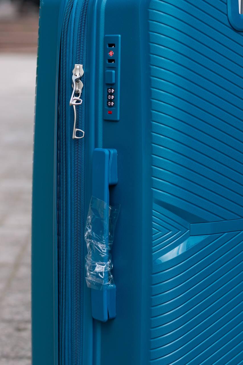 Валіза пластикова Nuri 2002 середній Синій (11822882) - фото 4 Валіза пластикова Nuri 2002 середній Синій (11822882) - фото 4