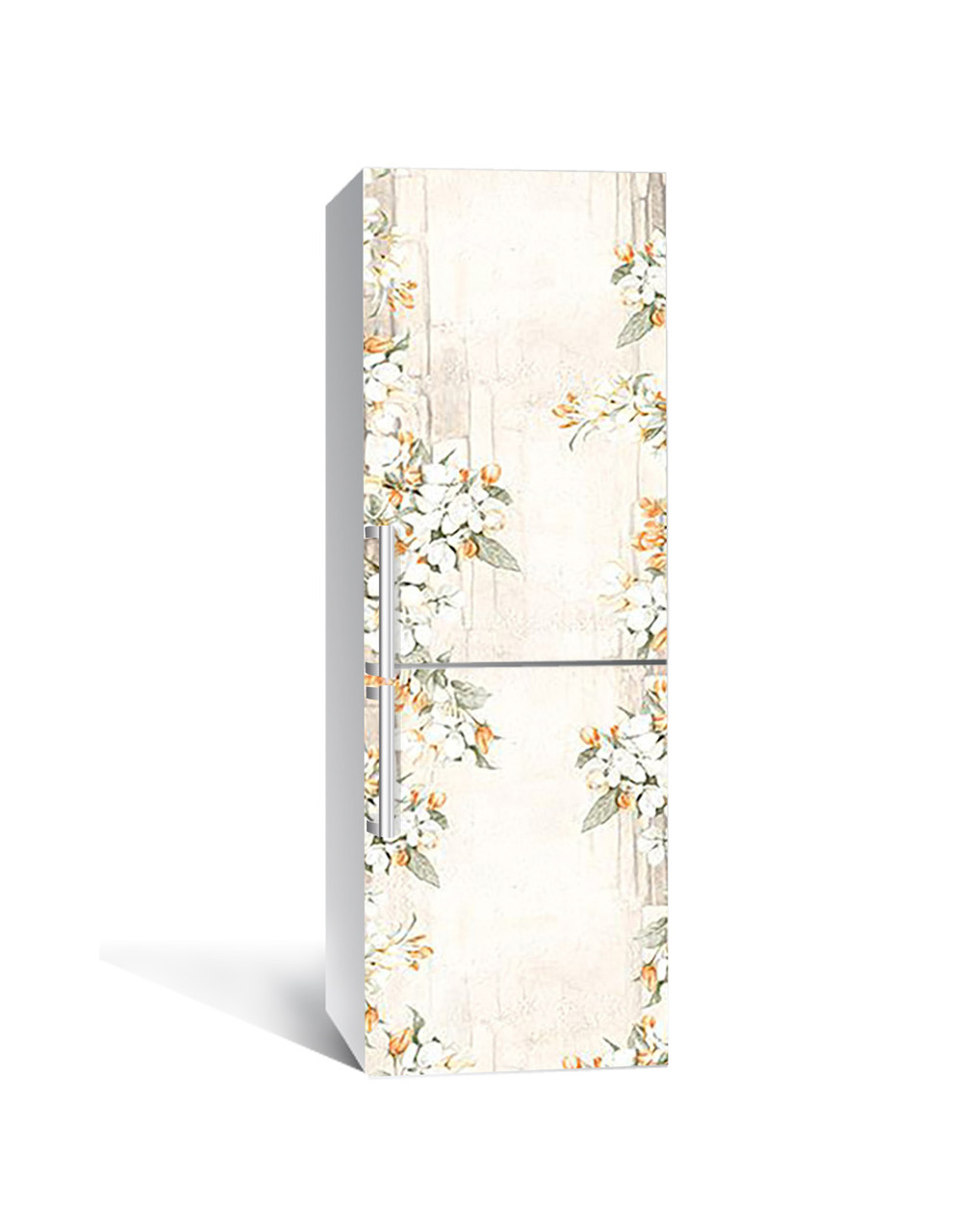 Наклейка 3D на холодильник Zatarga "Цветочная рамка" виниловая 650х2000 мм Наклейка 3D на холодильник Zatarga "Цветочная рамка" виниловая 650х2000 мм