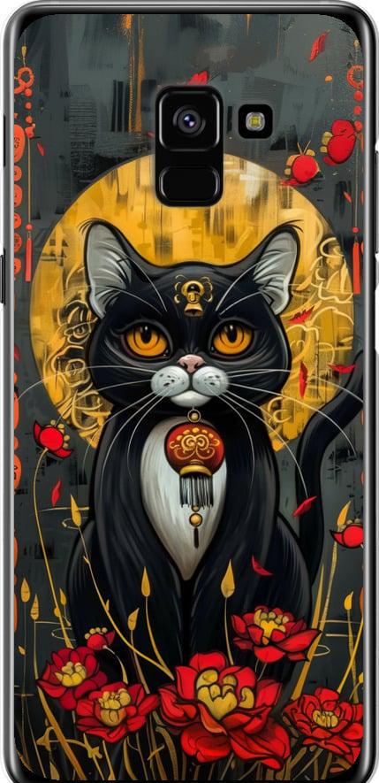 Чохол на Samsung Galaxy A8 Plus 2018 A730F China Cat (6134u-1345-42517)