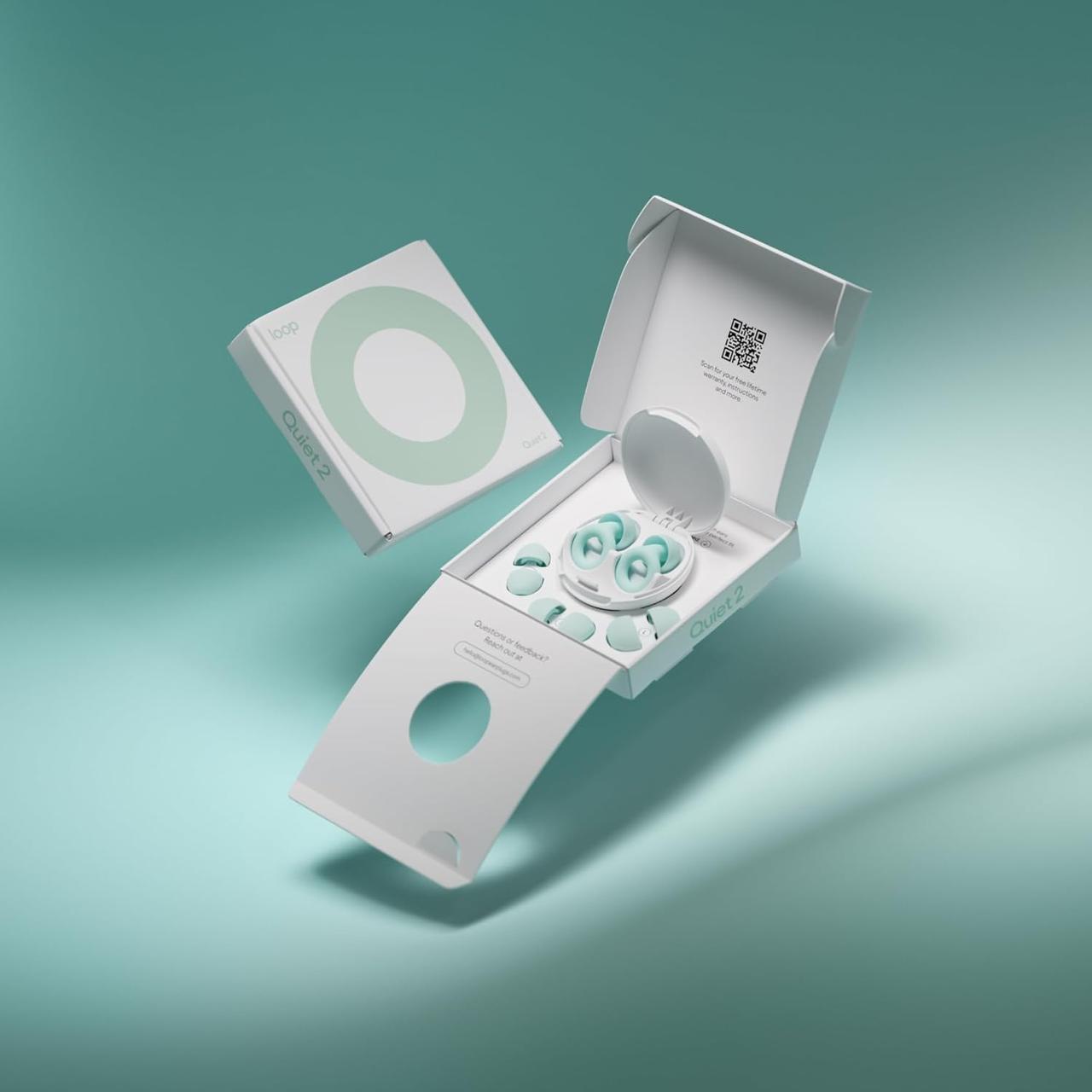 Беруши для сна Loop Earplugs Quiet 2 Mint - фото 2 Беруши для сна Loop Earplugs Quiet 2 Mint - фото 2