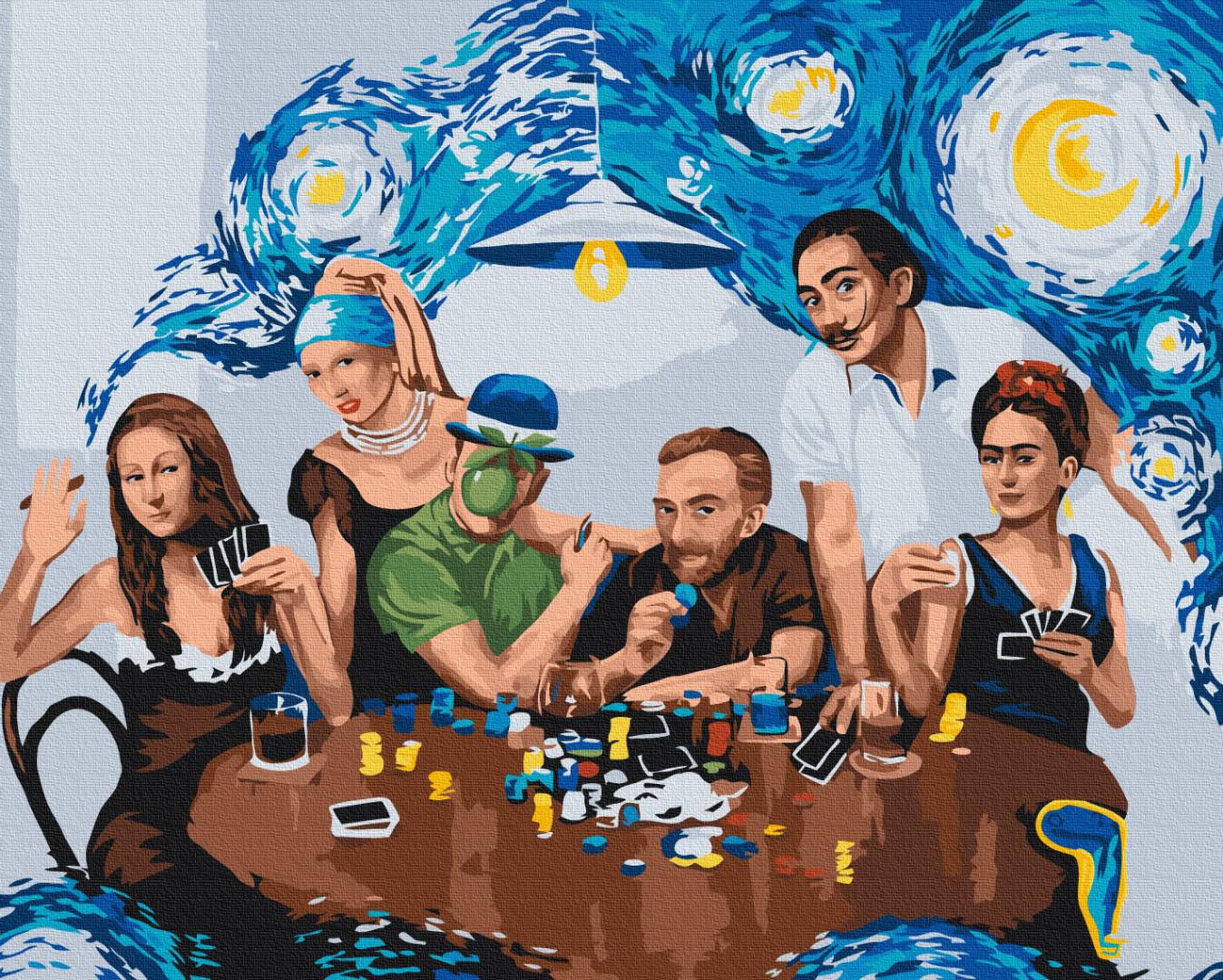 Картина за номерами Brushme Преміум Друзі-шедеври 40x50 см (PBS52761) Картина за номерами Brushme Преміум Друзі-шедеври 40x50 см (PBS52761)