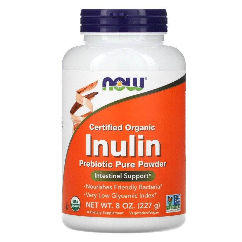 Пребіотик NOW Foods Inulin Pure Powder 227 г