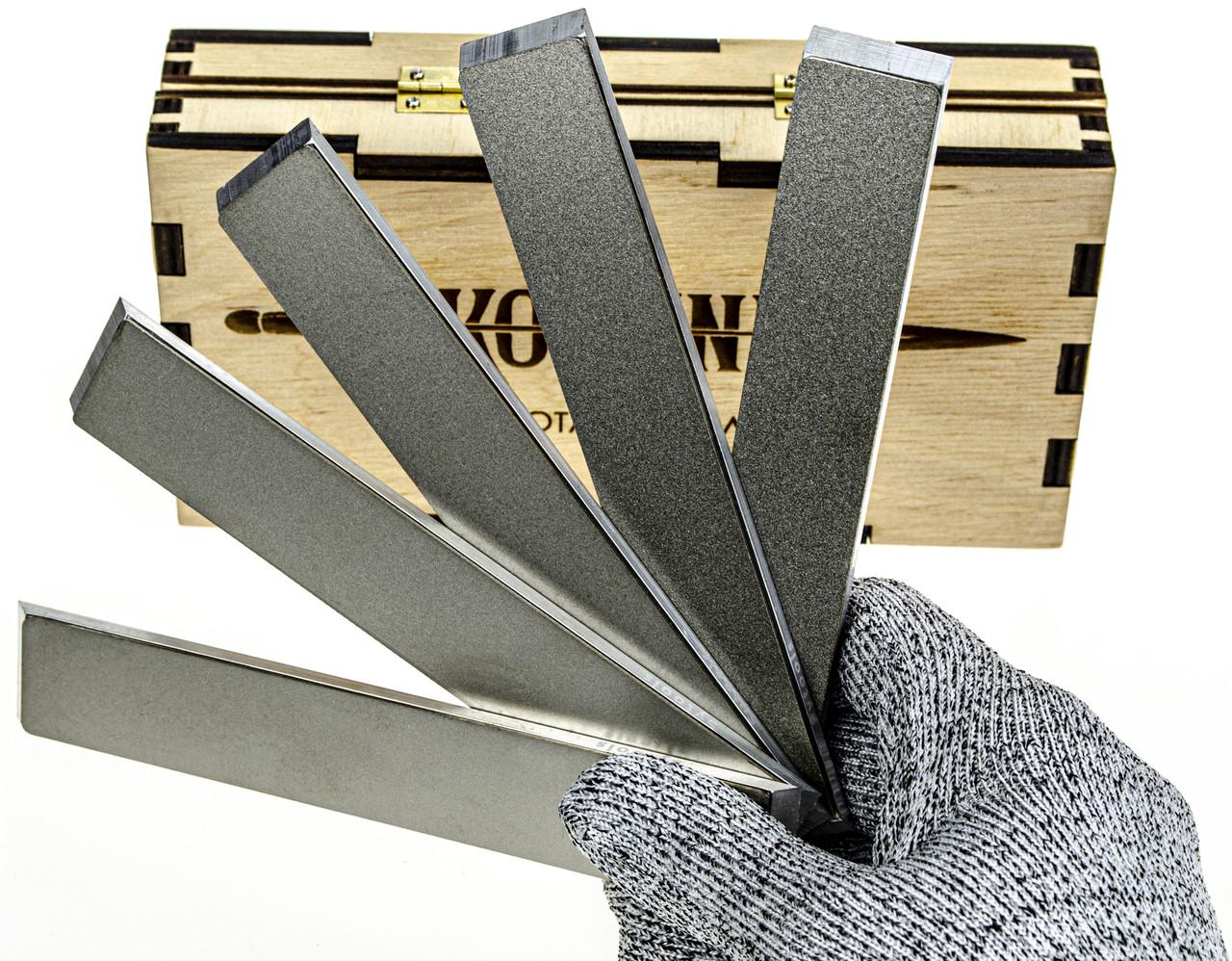 Набор алмазных брусков Diamond Grindstone Premium на алюминиевом бланке - фото 2 Набор алмазных брусков Diamond Grindstone Premium на алюминиевом бланке - фото 2