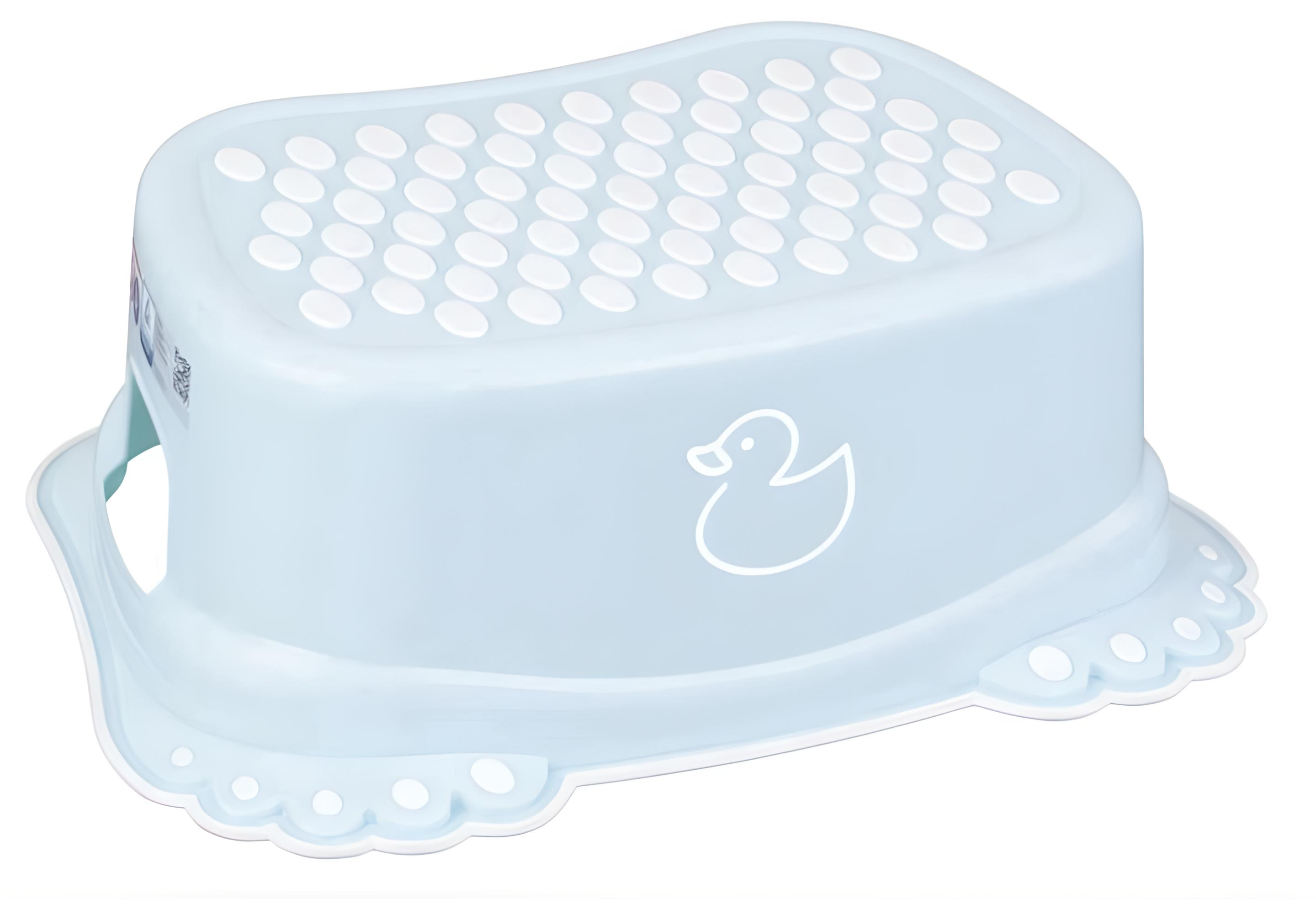 Подставка для ног Tega Baby Уточка с противоскользящей резиной Голубой (DK-006-129)
