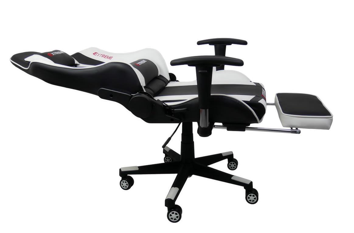Кресло компьютерное геймерское Extreme Zero Черный/Белый (10629781) - фото 3 Кресло компьютерное геймерское Extreme Zero Черный/Белый (10629781) - фото 3