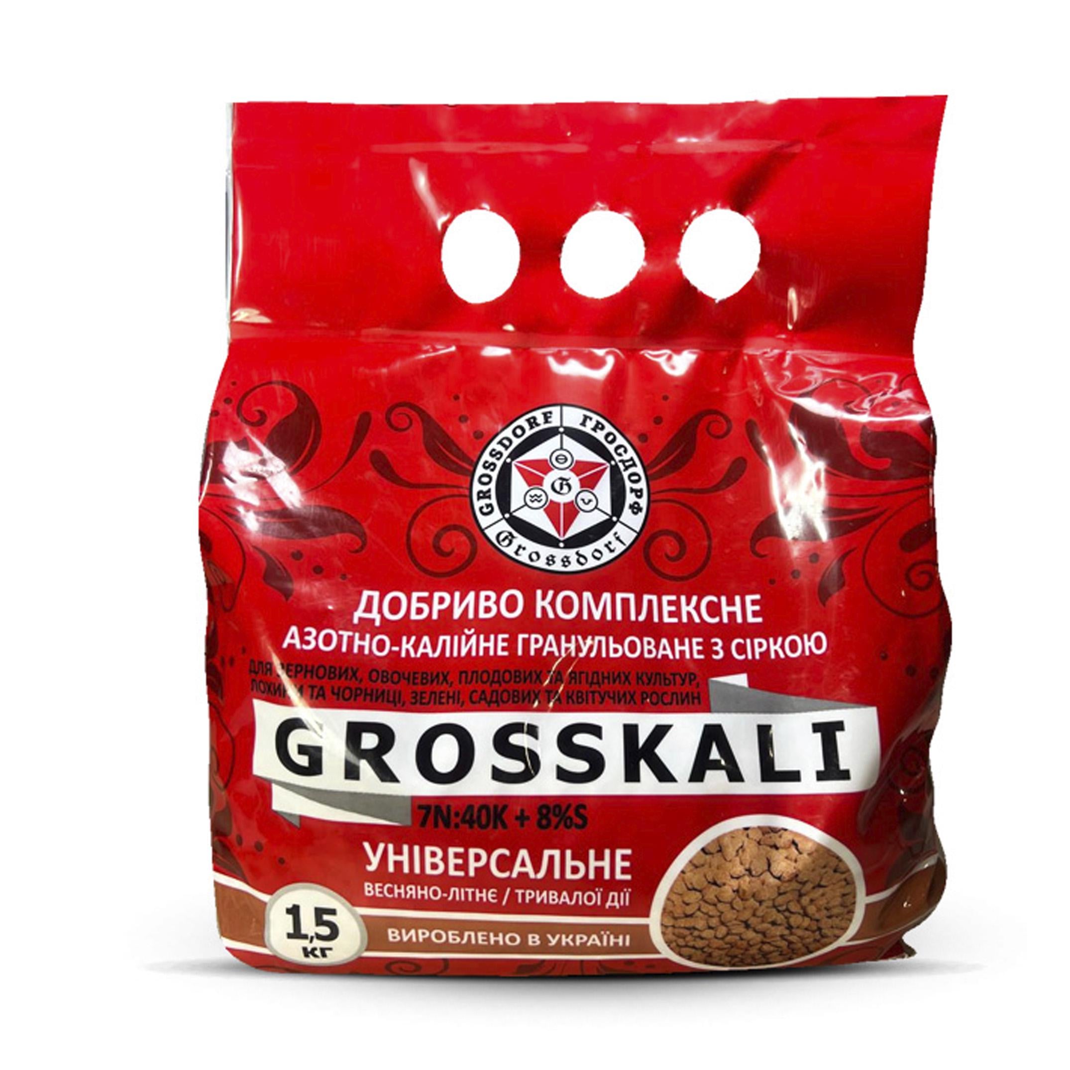 Удобрение калийное Grosskali N7:K40+8S 1,5 кг (grk-15)