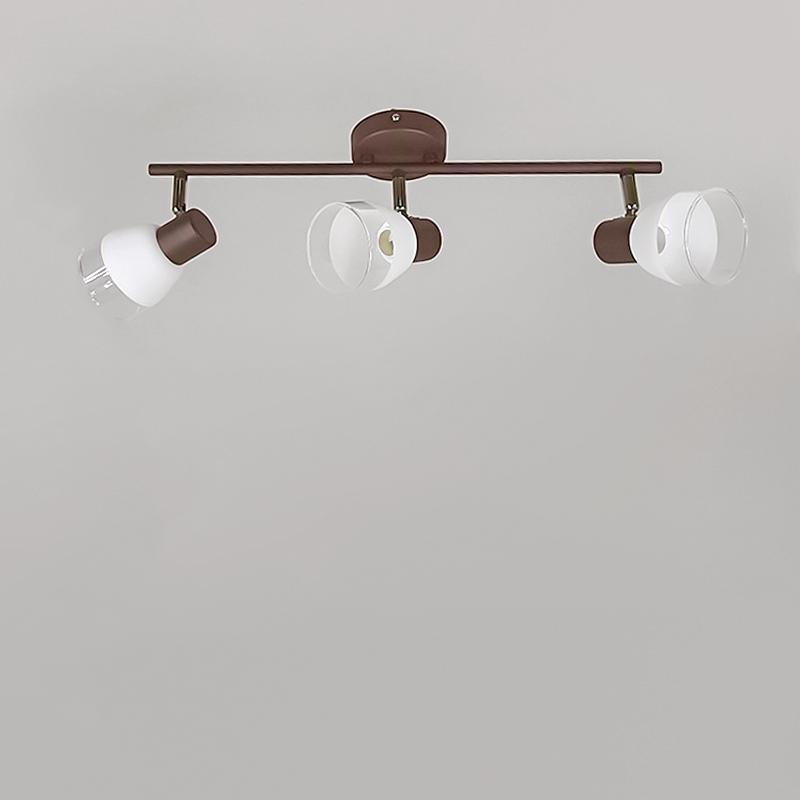 Люстра потолочная Light House SH-15402/3 SKFG+CR на три лампы Коричневый