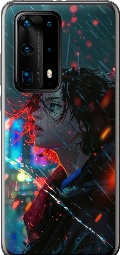 Чехол на Huawei P40 Pro Plus Ночные огни (6096u-1917-42517)