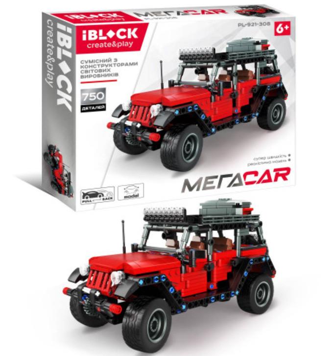 Конструктор Iblock МегаCar 750 эл.