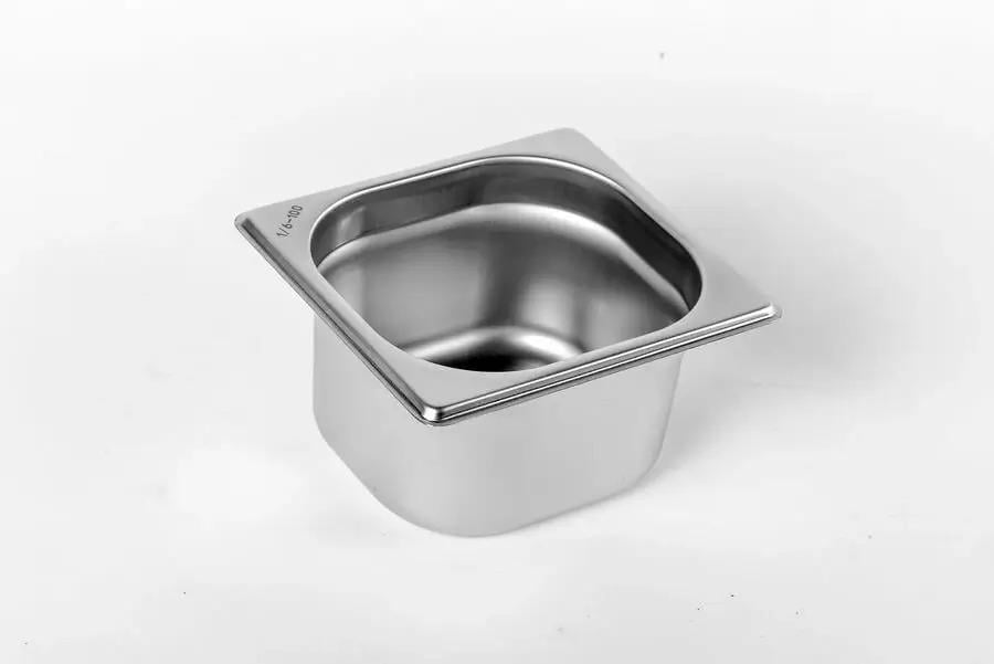 Гастроемкость Empire GN 1/6 нержавеющая сталь 176×162×200 мм (543193)