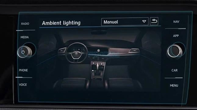 Защитное стекло Pixsel гибридное матовое на монитор Volkswagen JETTA 10,9" 2019