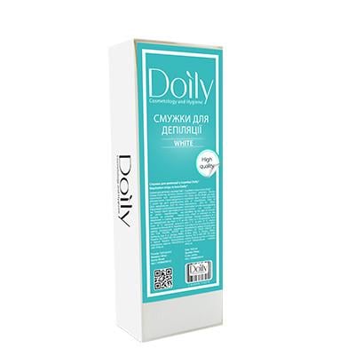 Смужки для депіляції Doily 7х22 см у коробці Білий (2538725913)