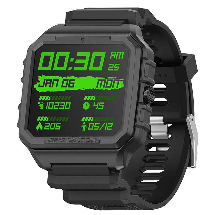 Смарт-часы North Edge Alpha Pro с GPS Black (5095)