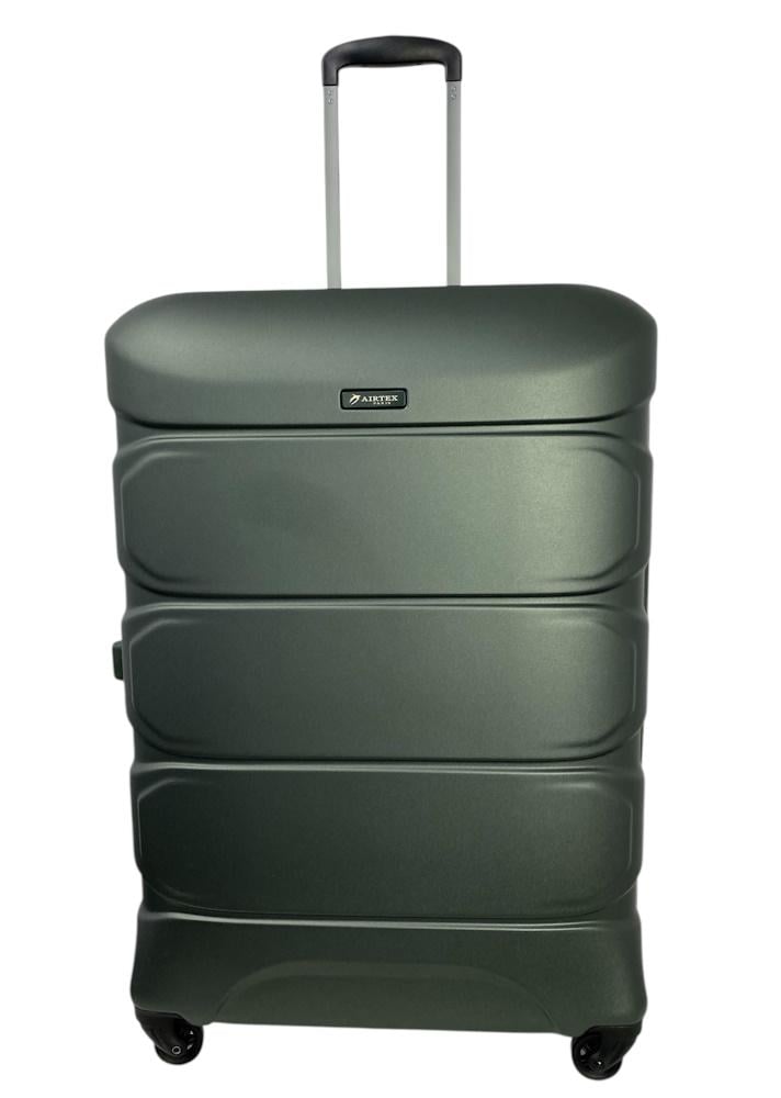 Валіза велика Airtex 748 полікарбонат L Темно-зелений