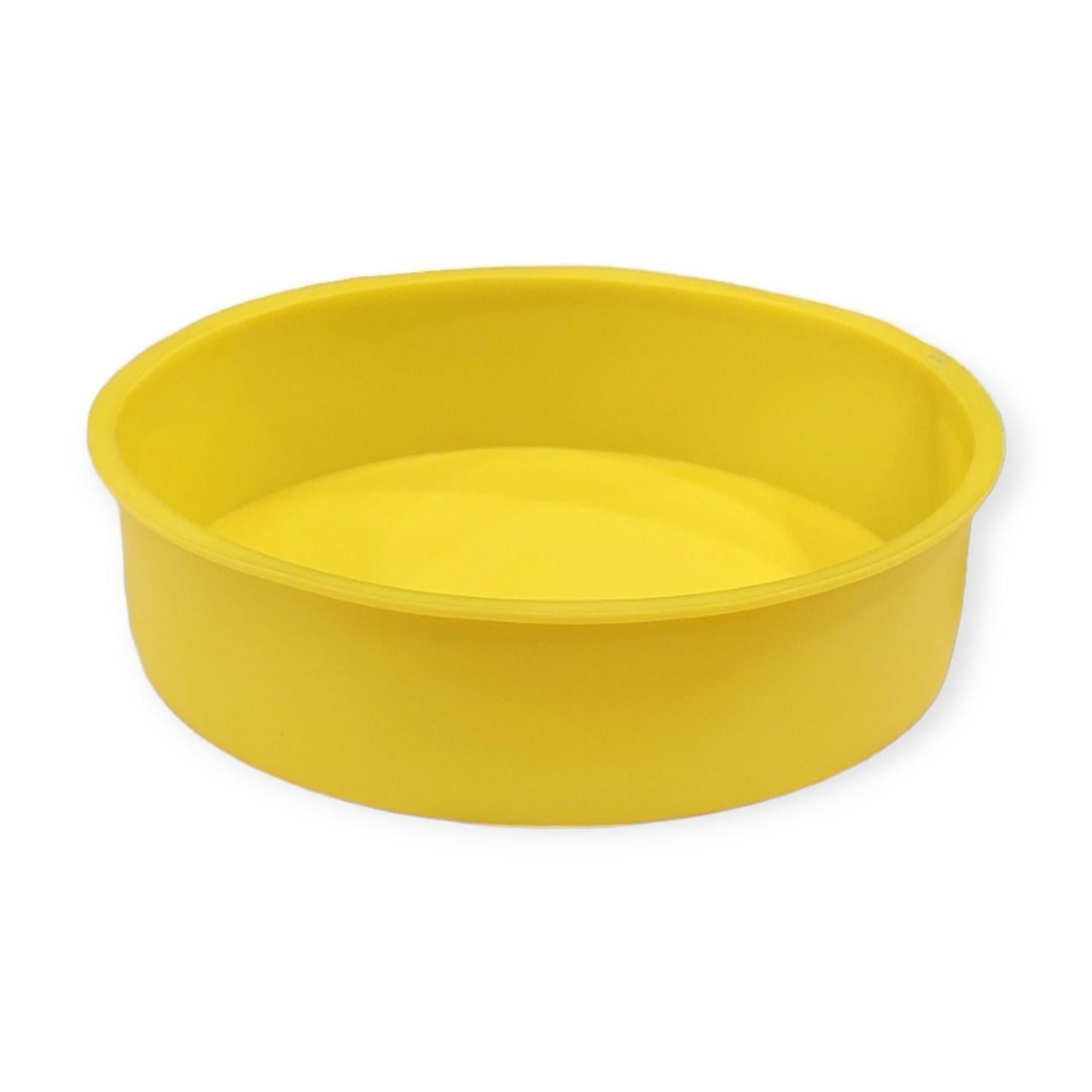 Форма силиконовая Profsil с гладким дном 20,5 см Желтый (204025-жов)