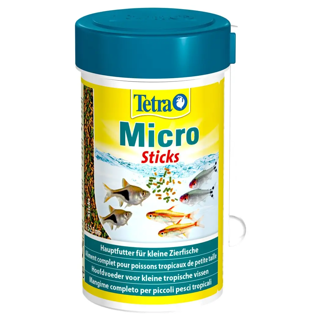 Корм сухой для мелких аквариумных рыб Tetra Micro Sticks 100 мл