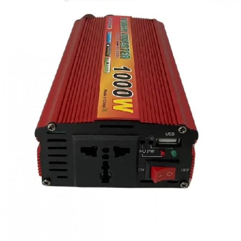 Перетворювач напруги Power Inverter UN-3054 12-220 V 1000 W 12 V (235252523) - фото 3