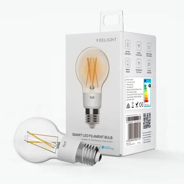 Лампа розумна Yeelight Smart Filament Bulb E27 (YLDP12YL) - фото 1