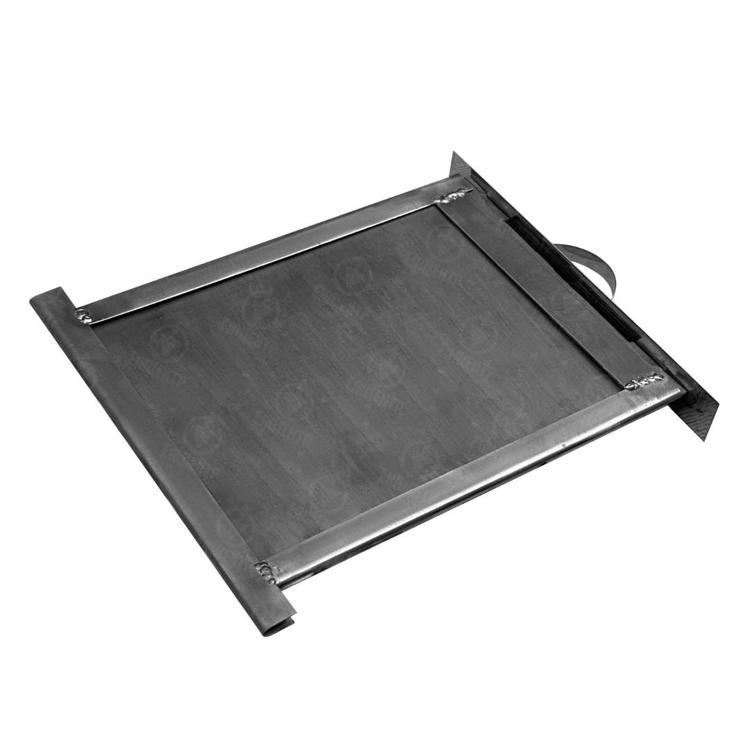 Шибер печной из стали 220х280 мм (8480) - фото 2 Шибер печной из стали 220х280 мм (8480) - фото 2