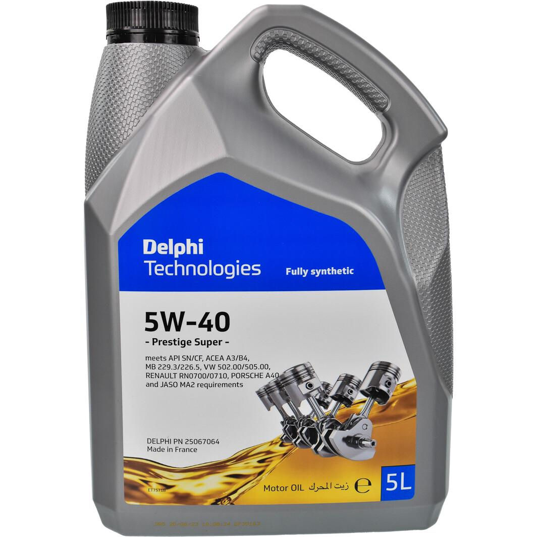 Моторное масло DELPHI Prestige Plus 5W-40 5 л (25067064)