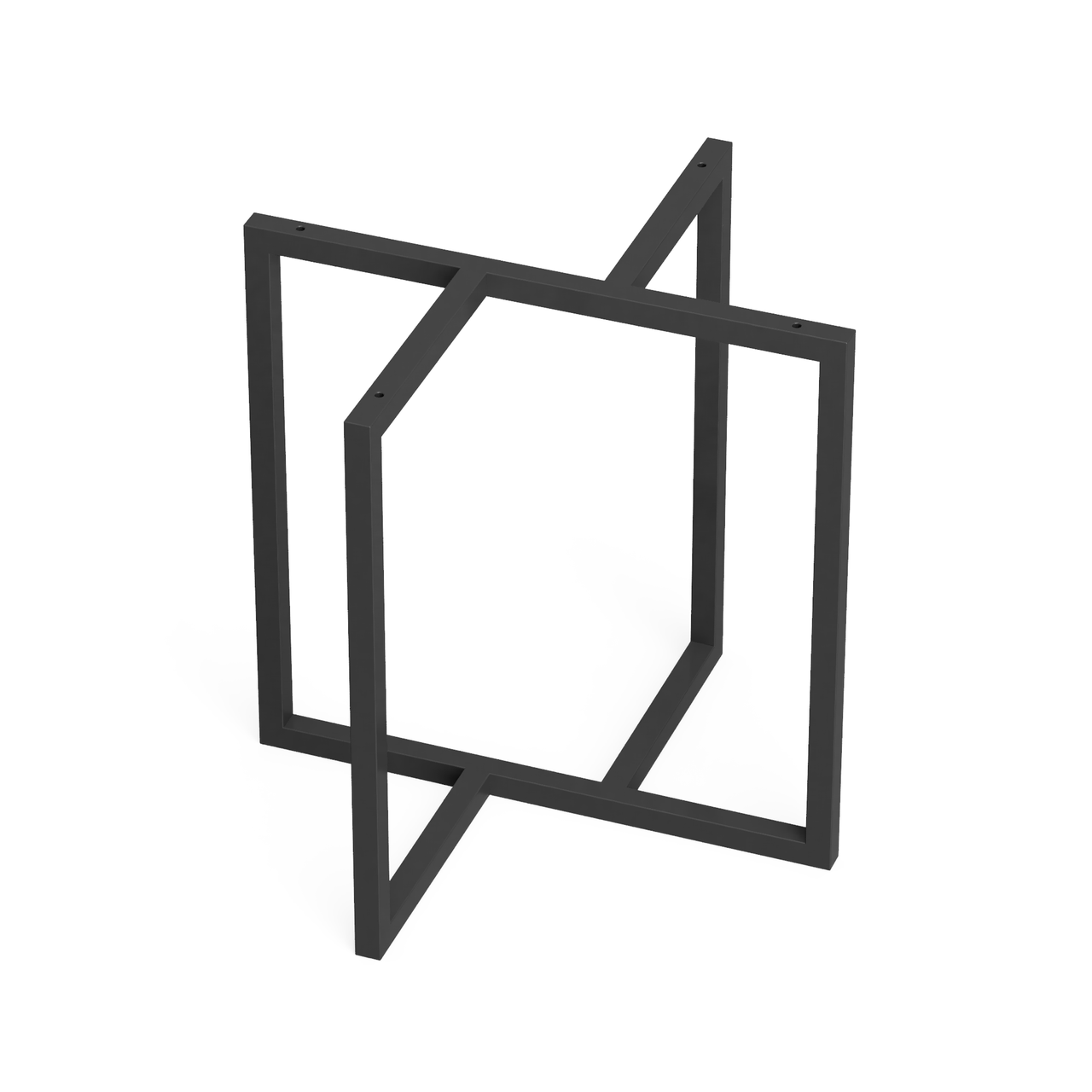 Каркас для журнального столу з металу 450х450 мм H 450 мм Чорний (1106) - фото 1 Каркас для журнального столу з металу 450х450 мм H 450 мм Чорний (1106) - фото 1