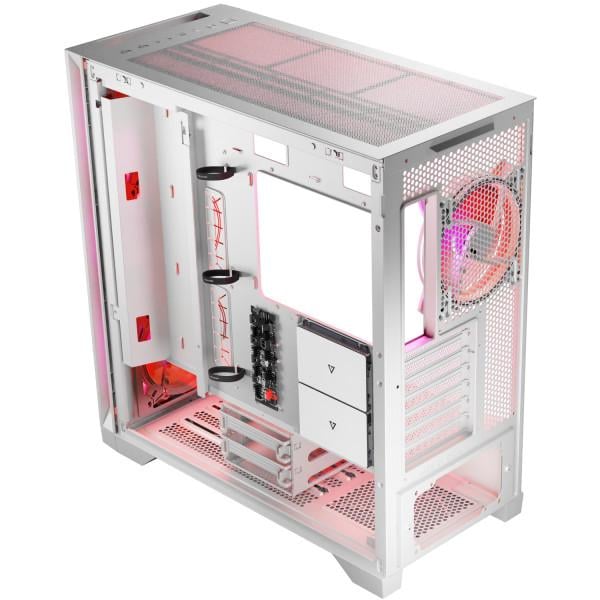 Корпус для компьютера Modecom VOLCANO EXPANSE S Midi-Tower ATX 4x140 мм ARGB White (AT-EXPANSE-SG-20-000000) - фото 7