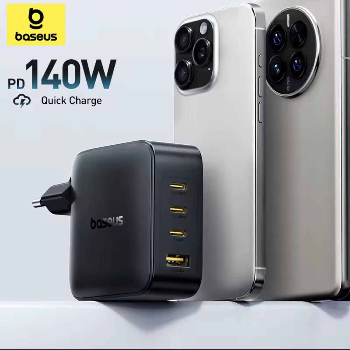 Зарядное устройство BASEUS EnerFill FH11 140w 3 Type-c х 1 USB (30633245) - фото 6 Зарядное устройство BASEUS EnerFill FH11 140w 3 Type-c х 1 USB (30633245) - фото 6